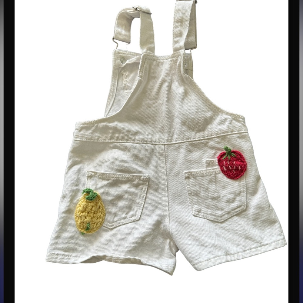 CROCHET DENIM OVERALLS - Picture 4 of 5